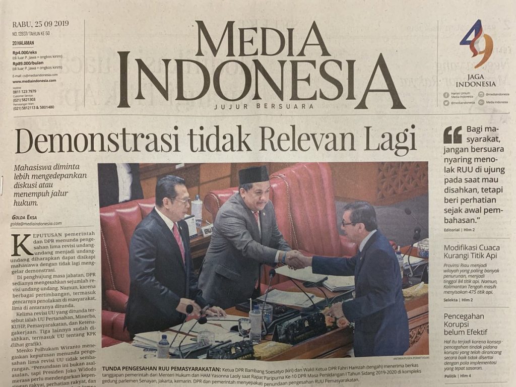 Surat Kabar Indonesia Terbaik Pada Tahun 2018