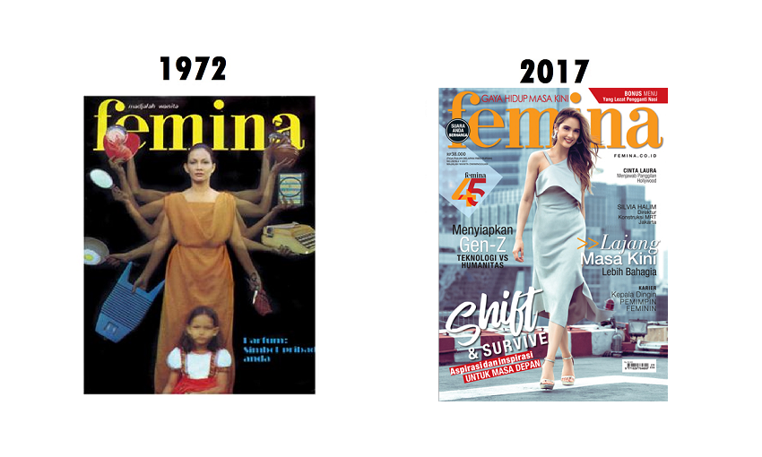 Transformasi Cover Terjadul Dengan Terbaru Majalah Indonesia 